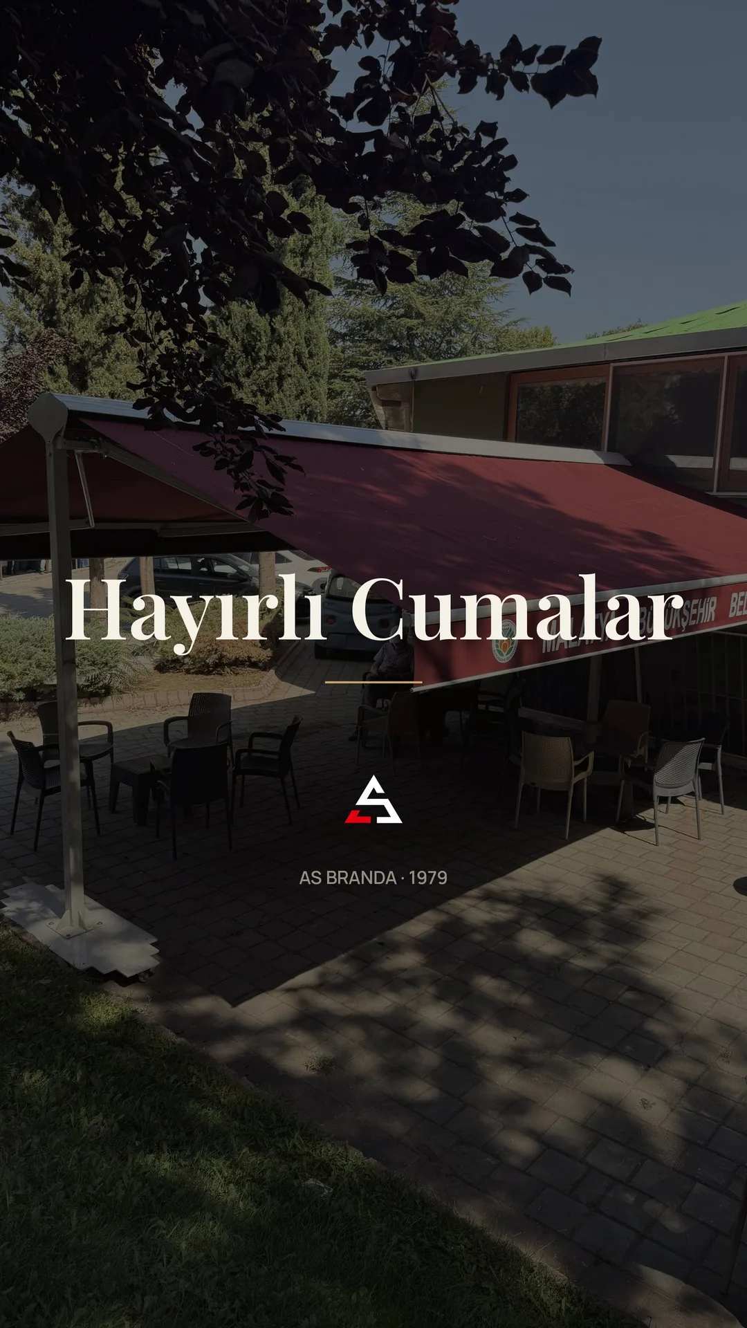 AS Branda Cuma mesajı karesi — 11 Eylül — Vefa Konağı bahçesi