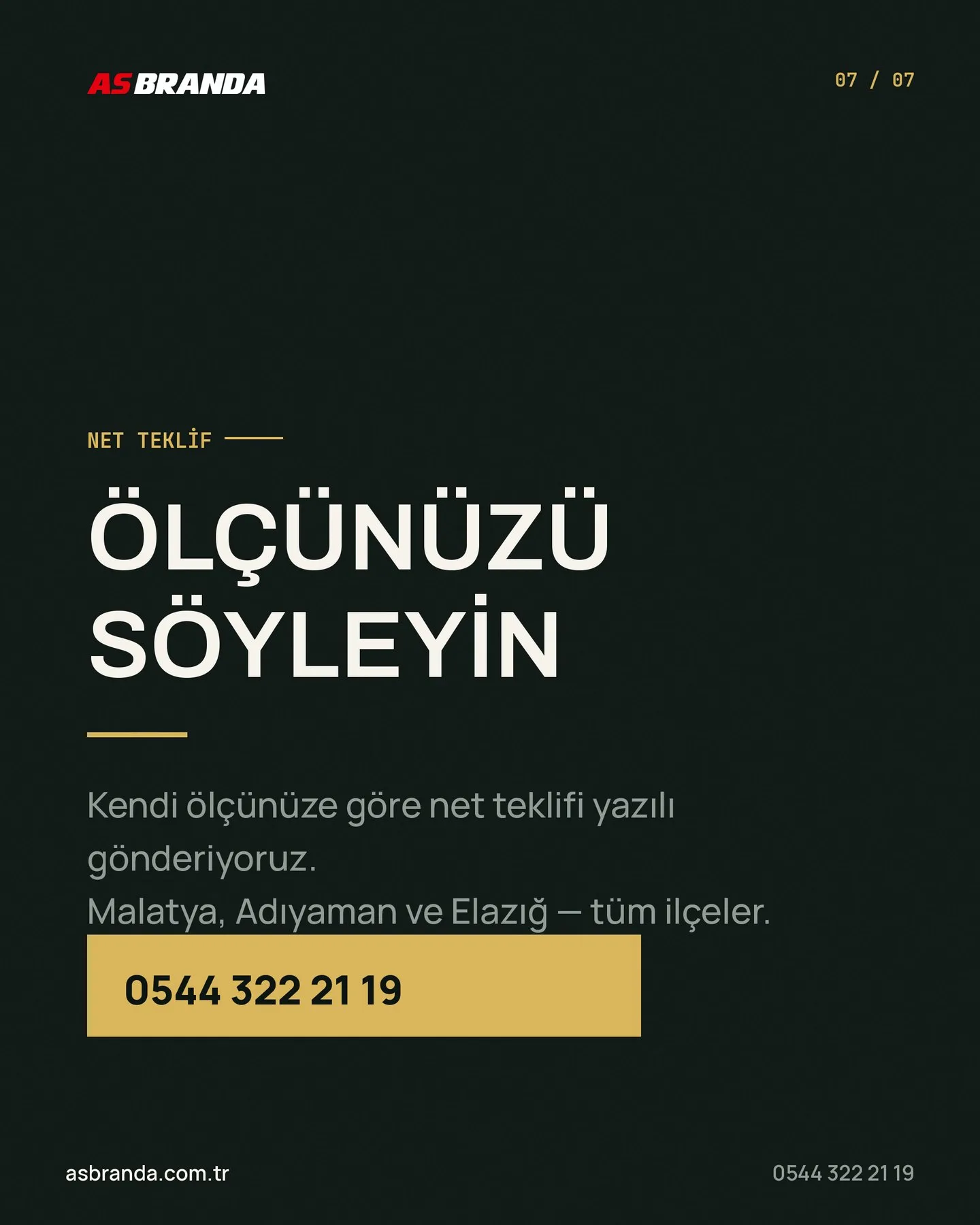 AS Branda "Branda fiyatı neye göre değişir" carousel gönderisi 7. kart