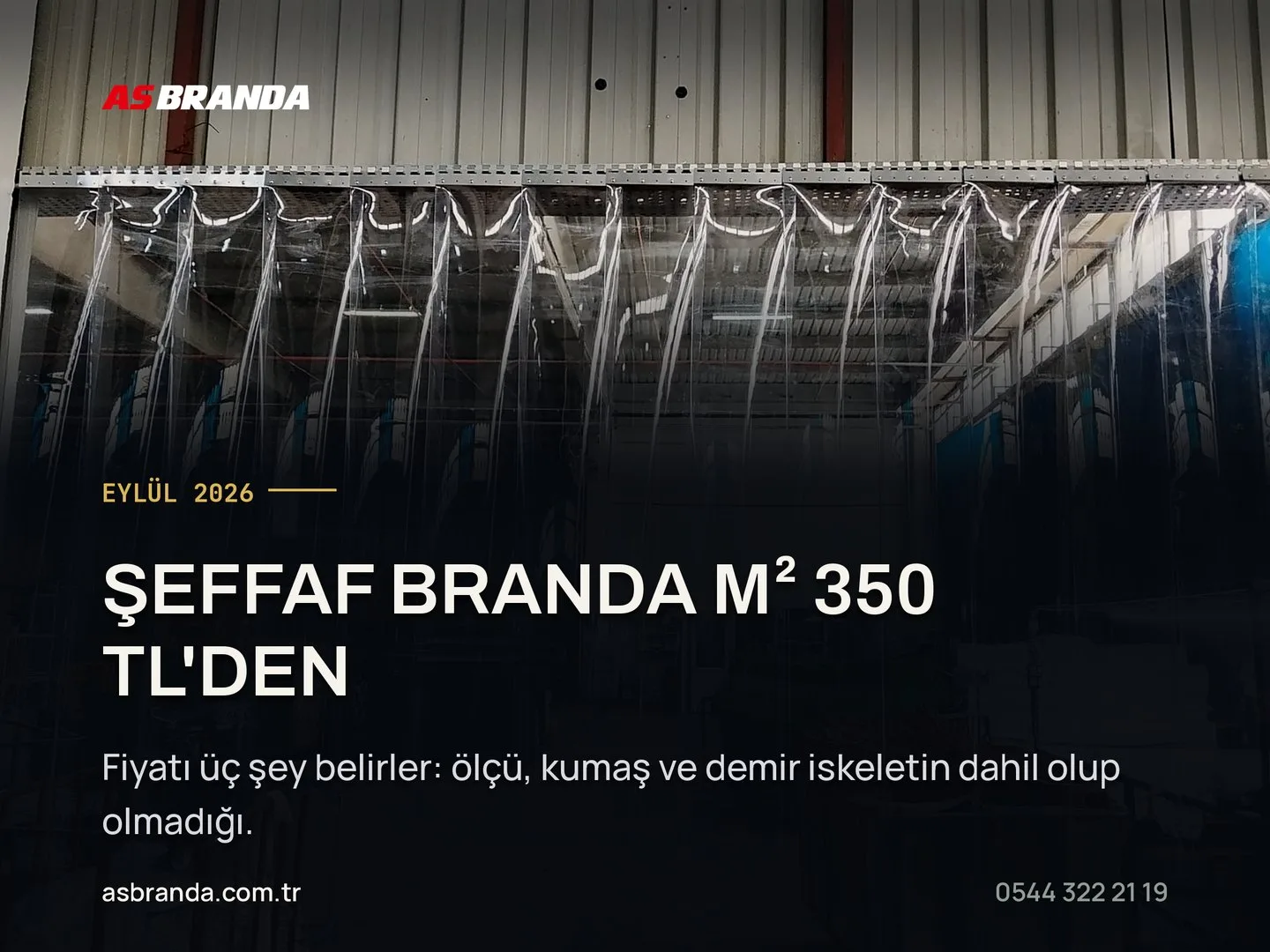 AS Branda Google İşletme Profili gönderisi — Eylül 2026 fiyat bantları kartı