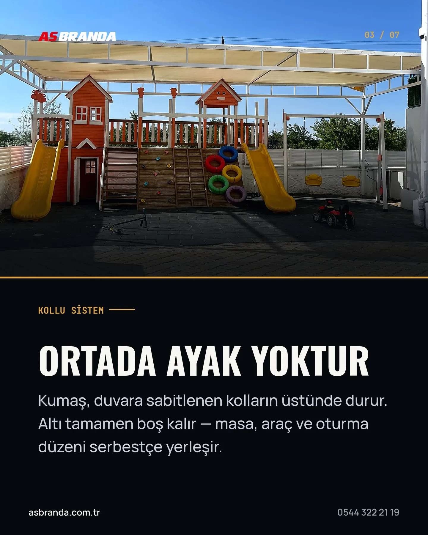 AS Branda "Kol 7 metre taşır" carousel gönderisi 3. kart