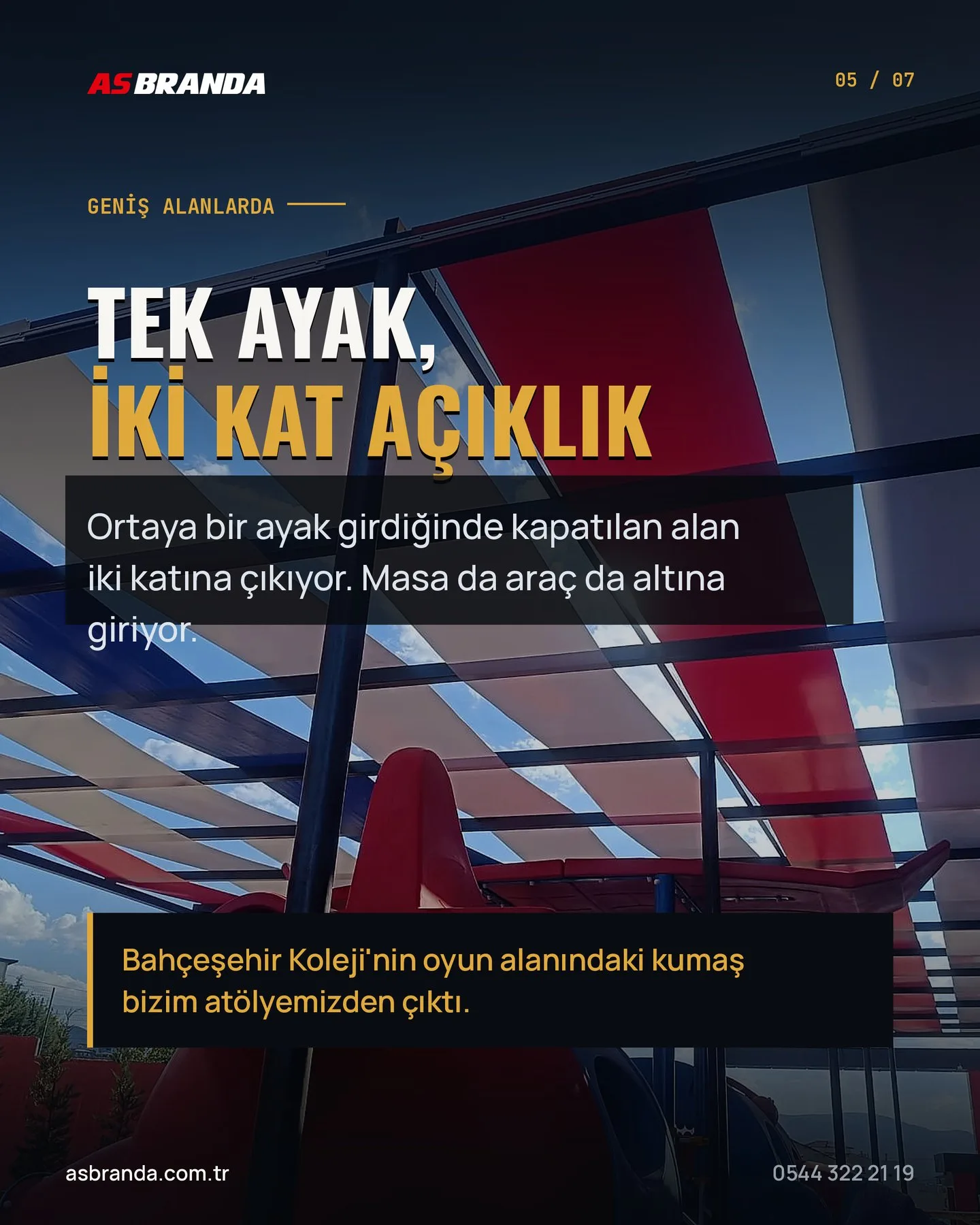 AS Branda "Kol 7 metre taşır" carousel gönderisi 5. kart