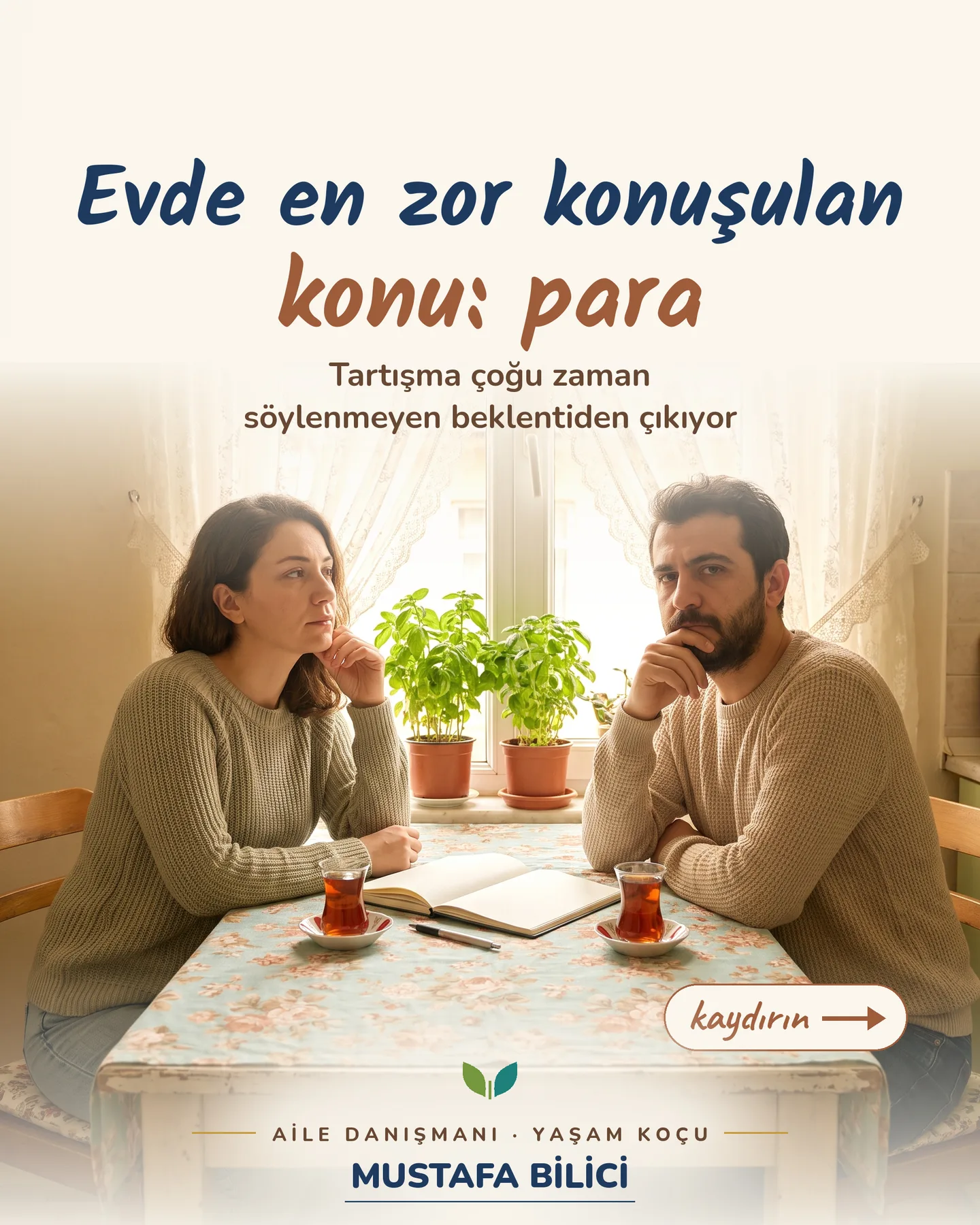 Çınar Ailem kaydırmalı gönderi kapağı — "Evde en zor konuşulan konu: para"