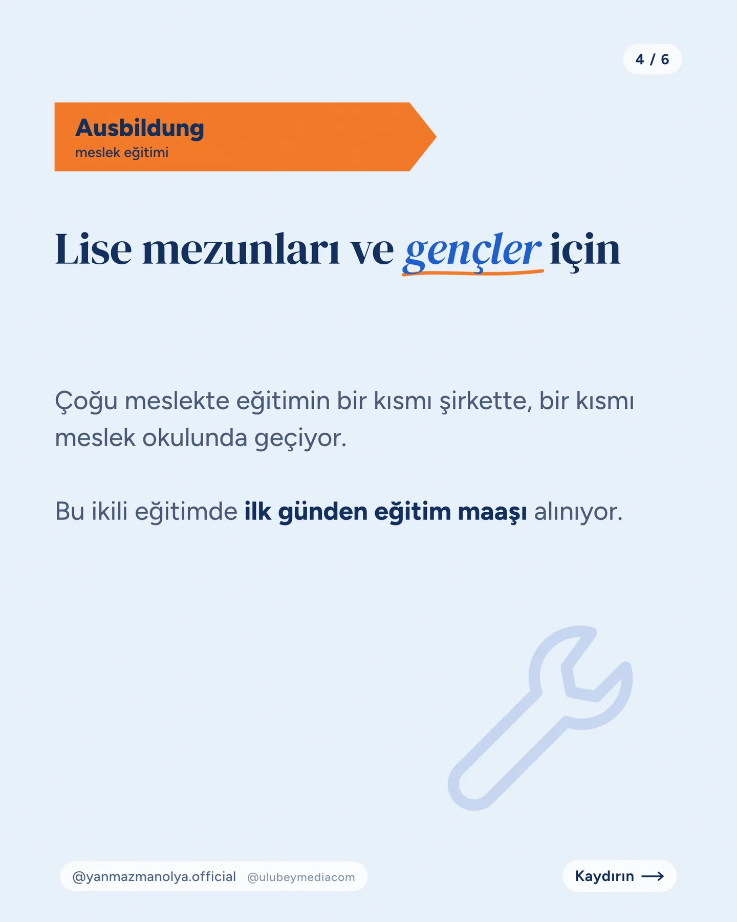 Manolya Itır Yanmaz Instagram gönderisi — size uygun yol hangisi carousel'i, 4. kart
